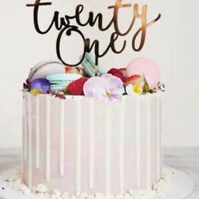 Custom Acrylic Cake Topper
