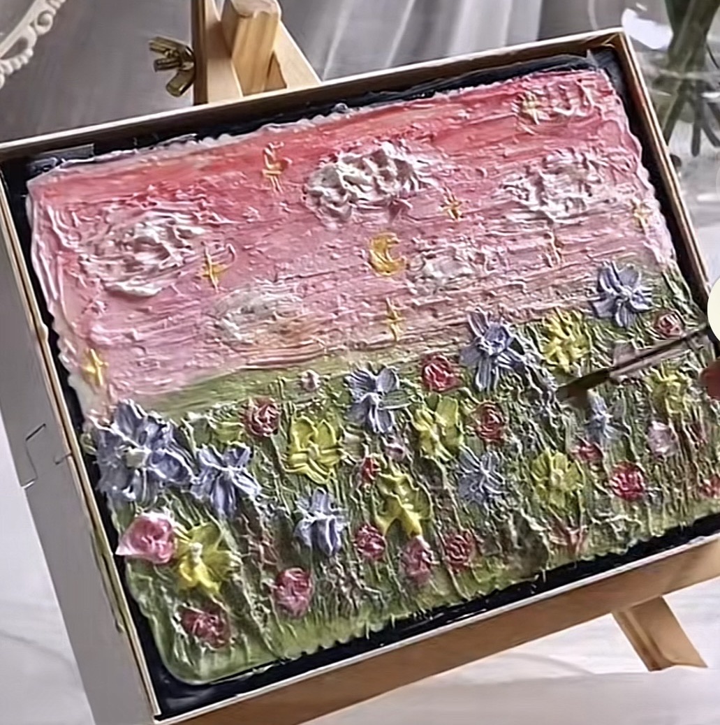 Paint A CAKE On Canvas Class Early Bird Special