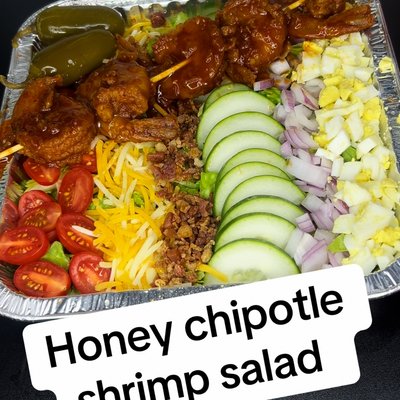 Honey Chipotle Shrimp Salad