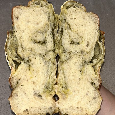 Pesto Mozzarella Artisan Loaf 