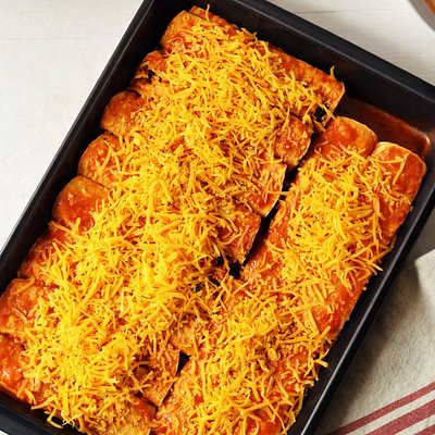 Rolled Beef Enchiladas 9x13 Pan
