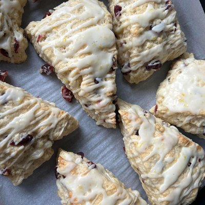 Sourdough Cranberry Orange Scones (4 Pack) 