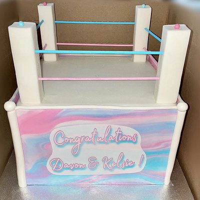 120. Wrestling Ring *Medium Fondant ~50 Servings