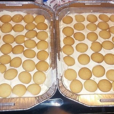 2 Medium  Pans Of Banana  Pudding 