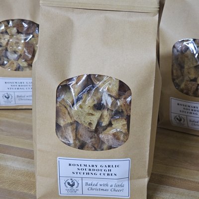 Rosemary Garlic Sourdough Stuffing Cubes