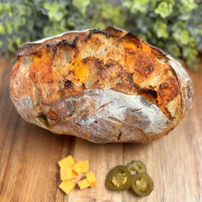 Jalapeño And Cheddar Sourdough Loaf