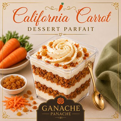 🥕California Carrot Cake Dessert Parfait