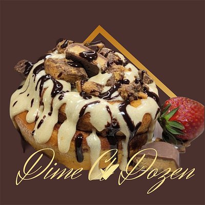 Cinnamon Roll Top With Reesie‘S Pieces swirl