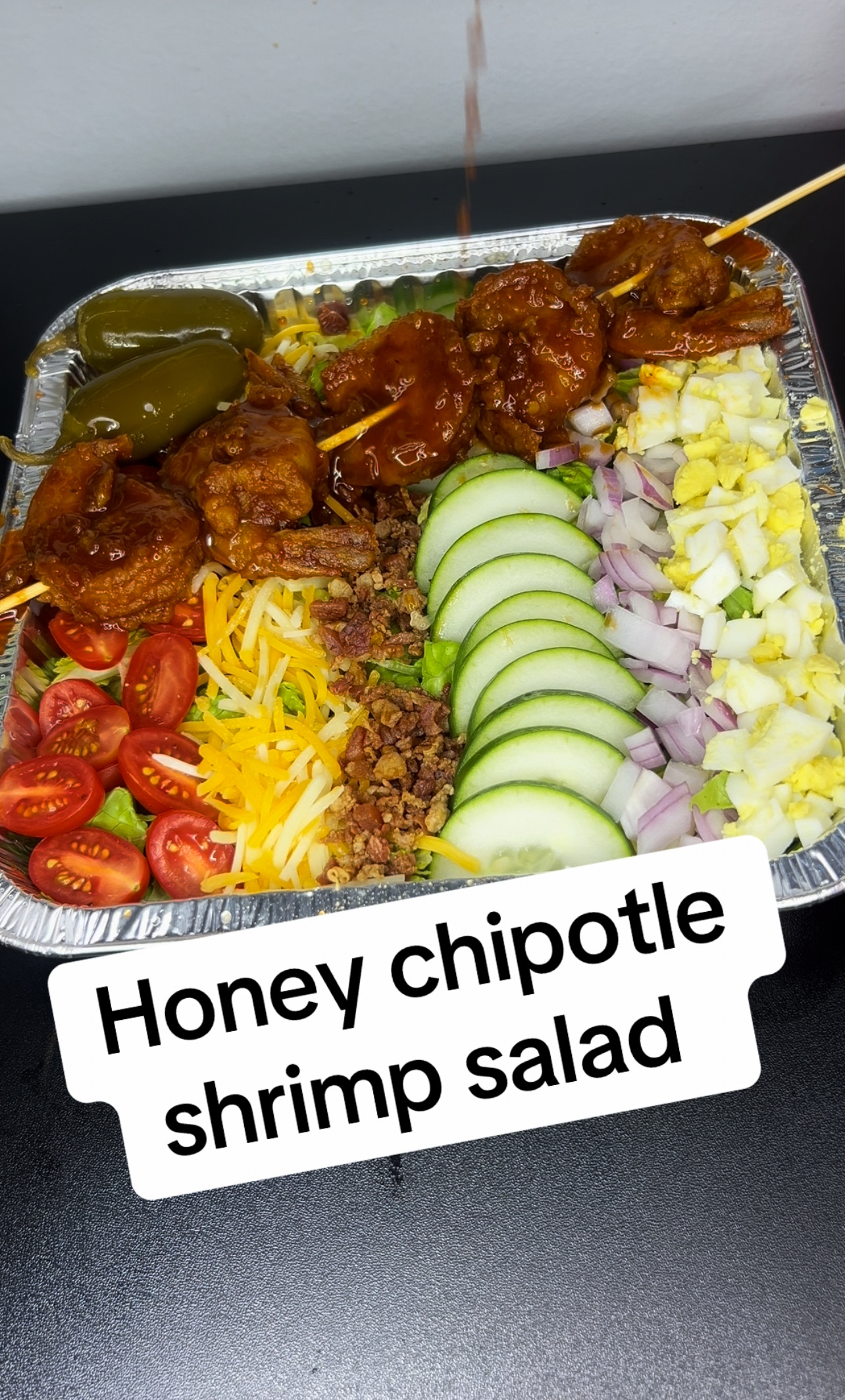 Honey Chipotle Shrimp Salad