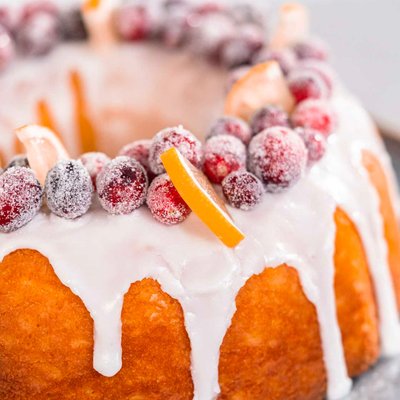 Cranberry Orange Bundt Cake 