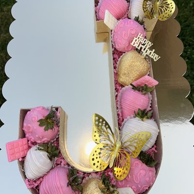 Letter Filled With Berries