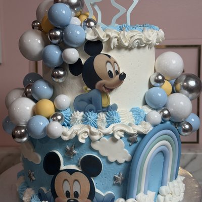 2 Tier (8” & 6”) 2 Layer Buttercream Cake