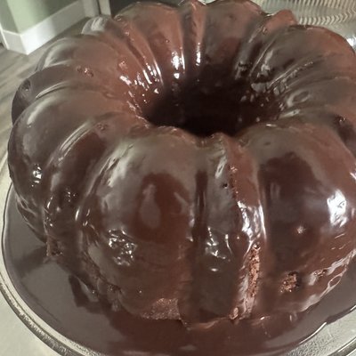Sourdough Chocolate Chocolate Cake