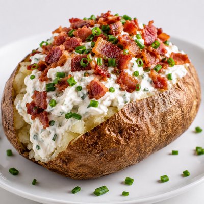 Bacon & Chive Cream Cheese Baked Potato 