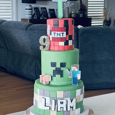 Minecraft Cake