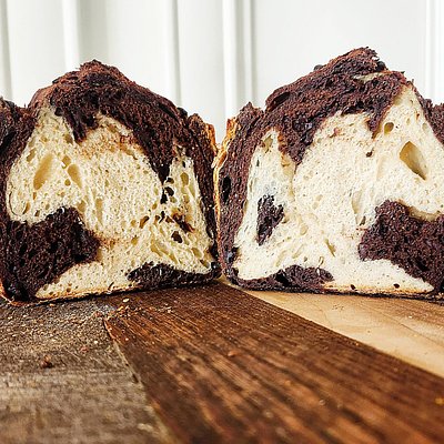 Double Chocolate Marble Loaf