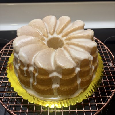 Lemon Buttermilk Pound Cake with Lemon Glaze