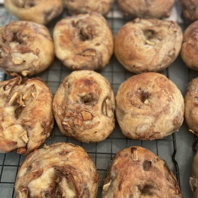 Apple/Walnut Bagels