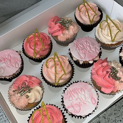 Personalised Birthday Cupcakes 