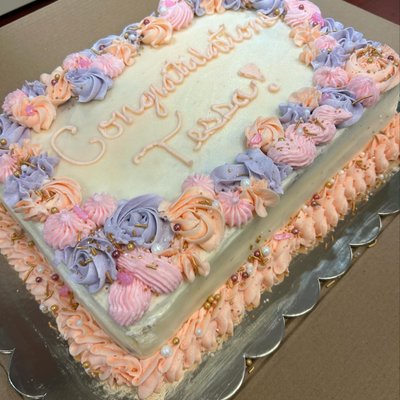1/4 Sheet Cake 