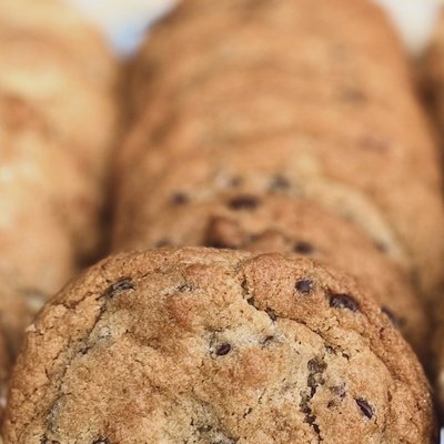 Smoked bacon, chocolate chip cookie