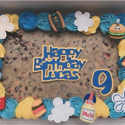 Cookie cake, quarter sheet 
