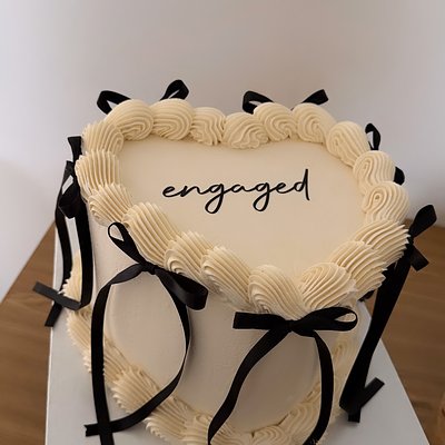 10inch Heart Occasion Cake 