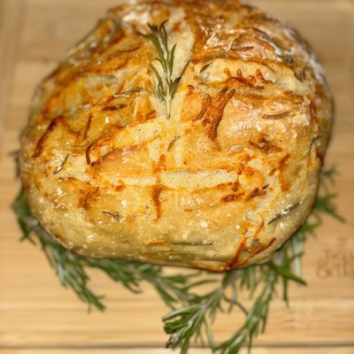 Cheesy Garlic & Herb Artisan Bread  