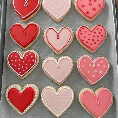 Valentines Day Sugar Cookies