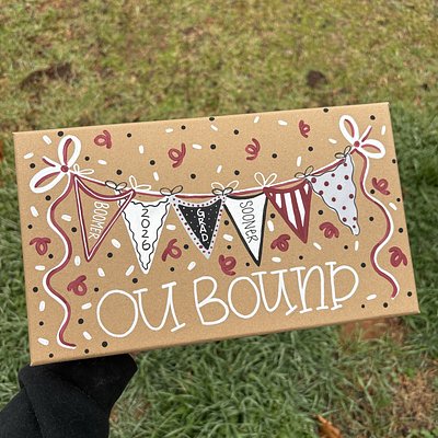 Small OU BOUND Keepsake Box 