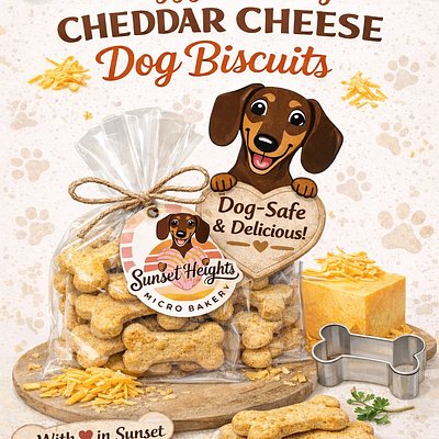 Good Boy/Girl Dog Cheddar Biscuits 