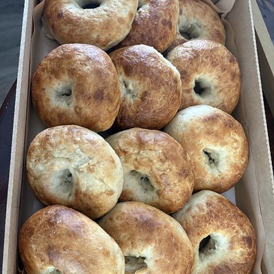Hand-Made Sourdough Bagel Assortment (6) 