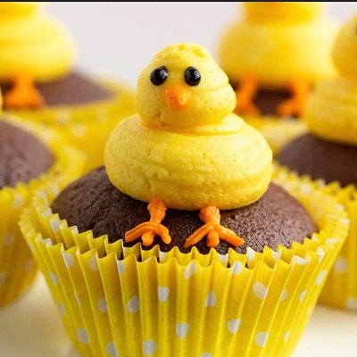 Easter Chick Cupcakes 24
