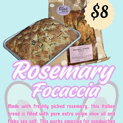Rosemary Focaccia Bread 