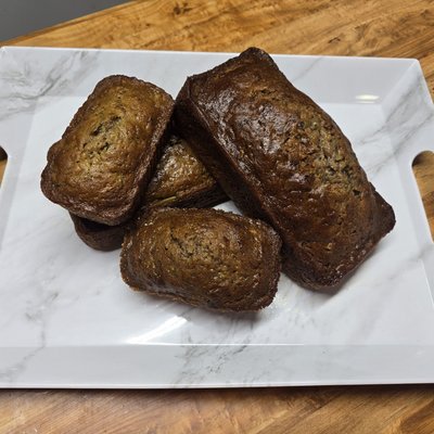 Mini Size Zucchini Sourdough Bread 
