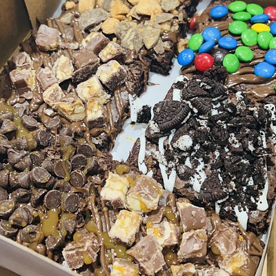 Half Dozen Loaded Brownies