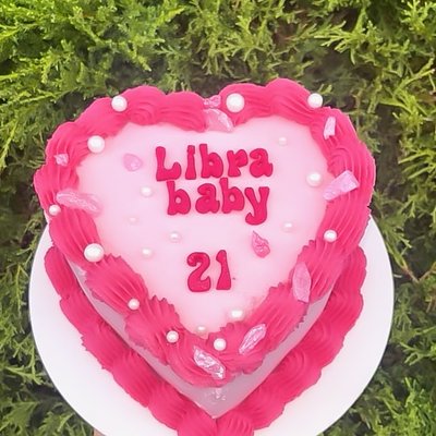 7 Inch Heart Shape Cake 