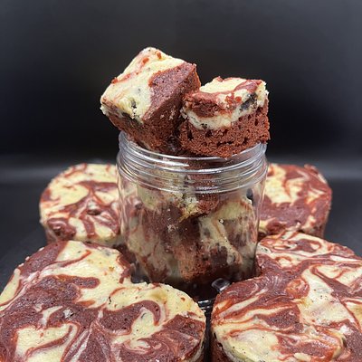 Red Velvet Cheesecake Brownies 