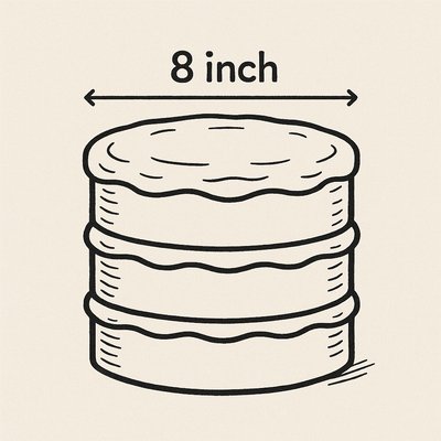 8” Cake