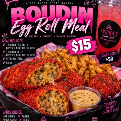 🔥 BOUDIN EGG ROLL MEAL