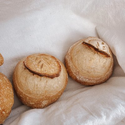 Organic Sourdough Bread Bowls