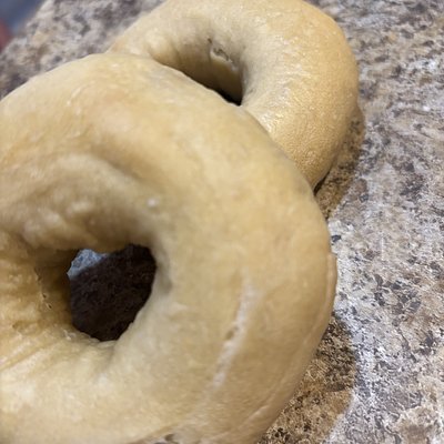 Plain Sourdough Bagels