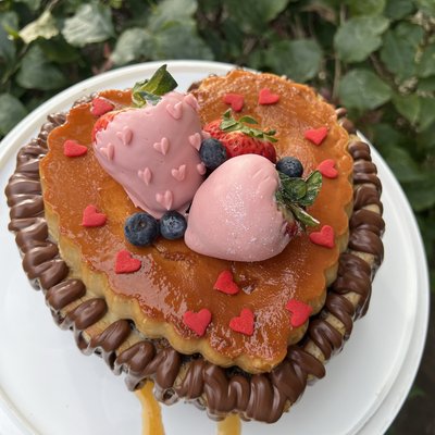 Heart Chocoflan