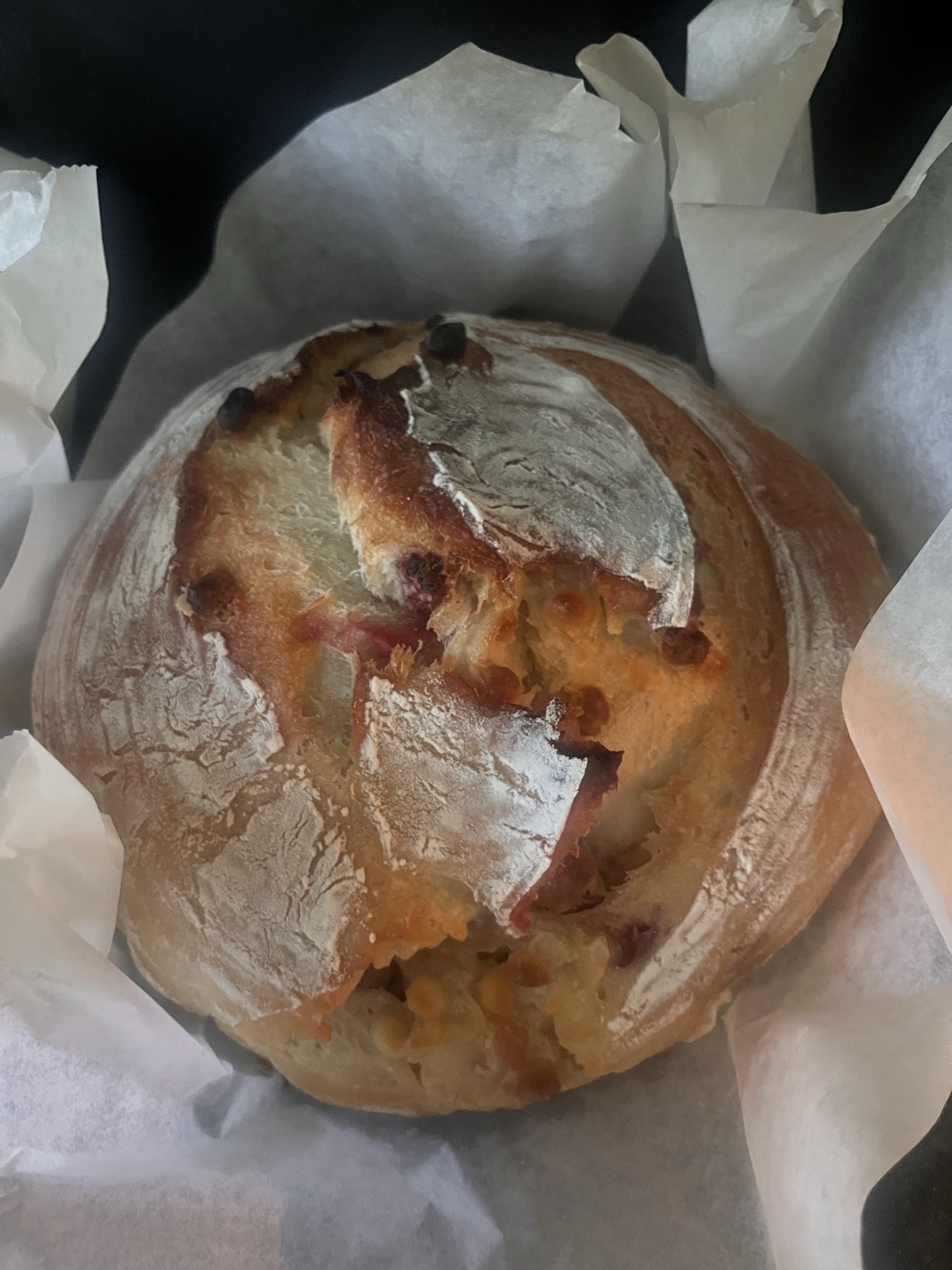 Strawberry Shortcake Sourdough Loaf