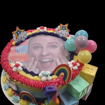8in Dbl Specialty Birthday Cake  (Feeds 12-16)