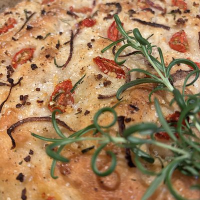 Italian Herb Sourdough Focaccia