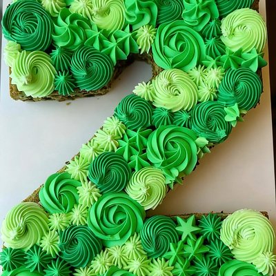 Letter/Number Cookie Cake