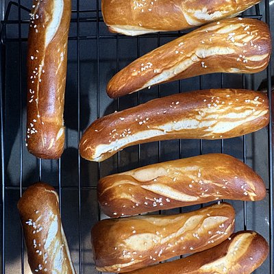 Sourdough Discard Soft Pretzel Sticks