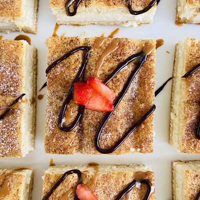 Churro Cheesecake Slices