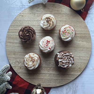 Assorted Holiday Cupcakes